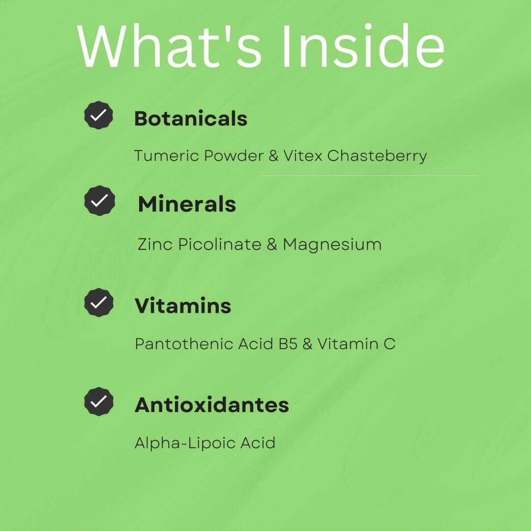 Clear Skin Acne Vitamins with Pantothenic Acid B5, Zinc Picolinate